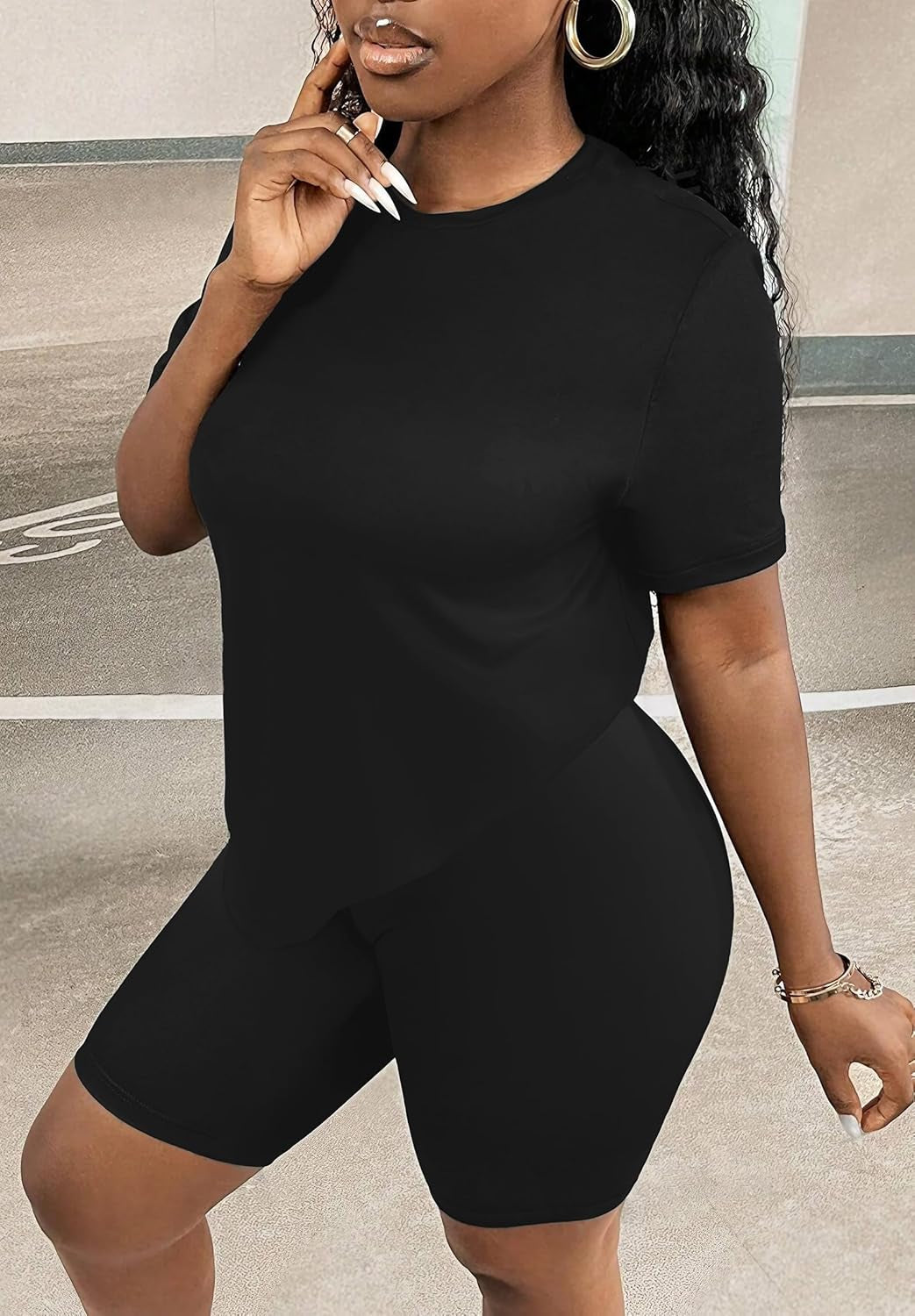 Two Piece Outfits for Women Summer Beach Short Sets Active Tracksuits