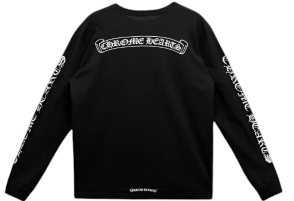 Chrome Hearts Scroll Logo L/S Pocket T-shirt