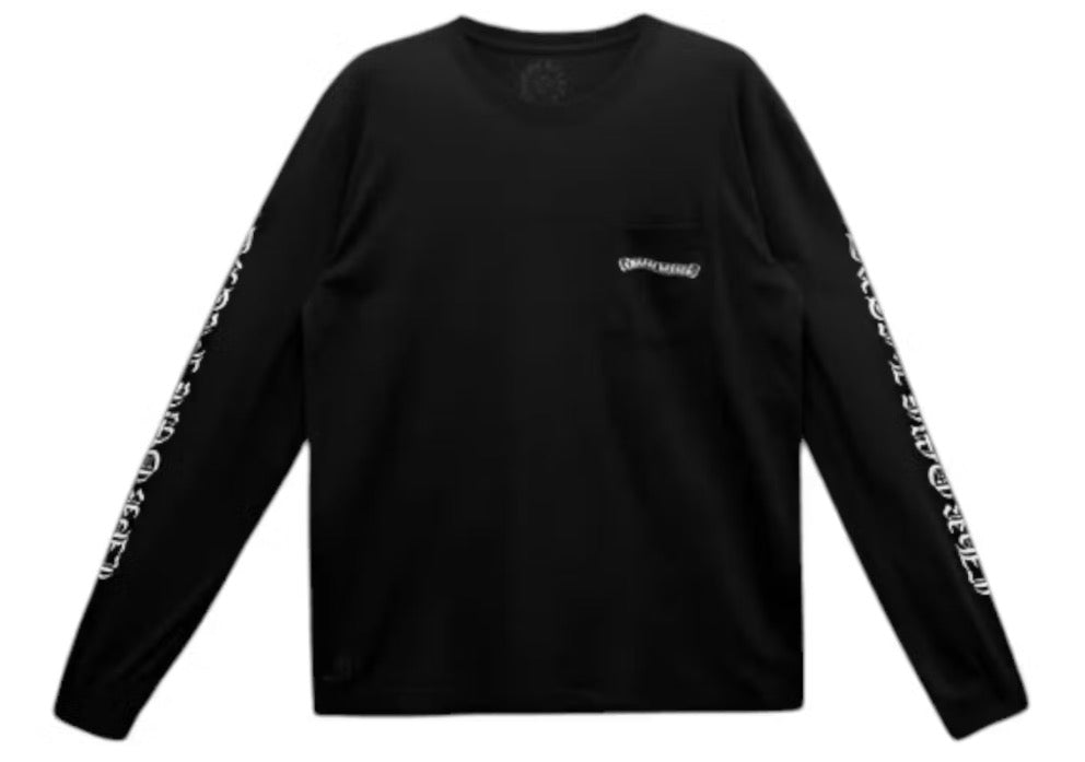 Chrome Hearts Scroll Logo L/S Pocket T-shirt