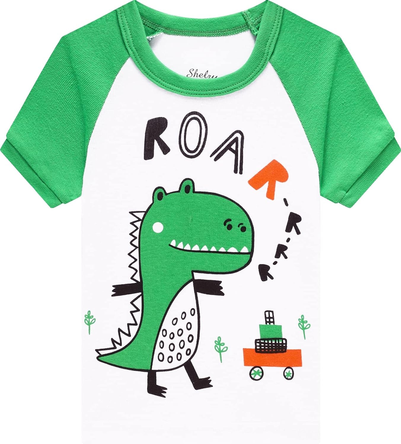 Boys Pajamas Cotton Dinosaur Kids Clothes Cartoon Sleepwear Toddler Clothes Children Pjs Size 6