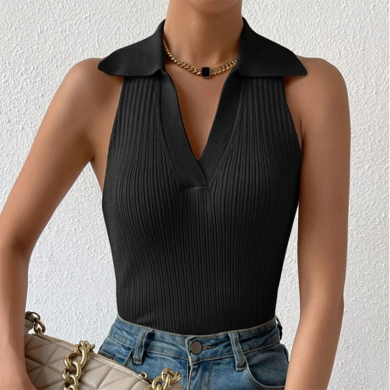 Women'S Fashion High-End Sleeveless Knitted Vest