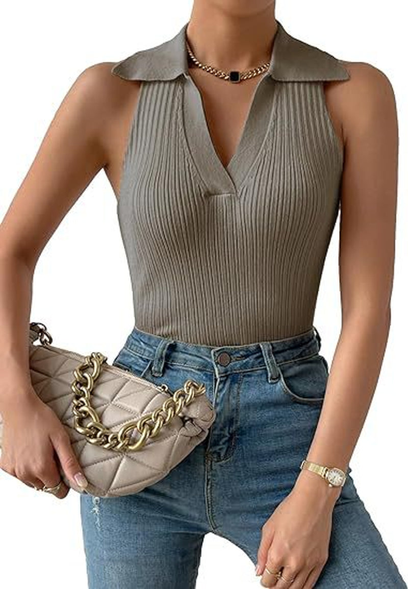 Women'S Fashion High-End Sleeveless Knitted Vest