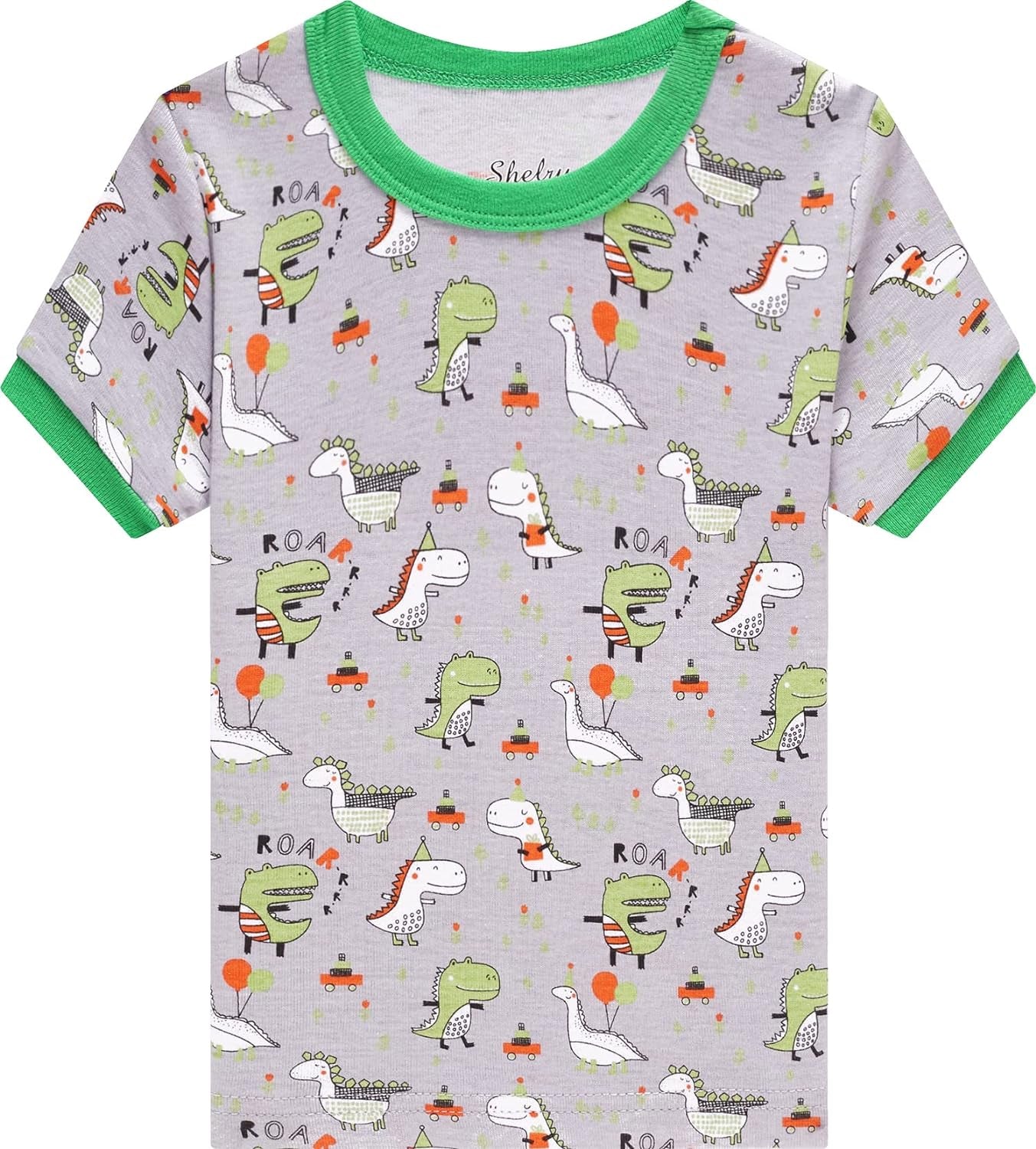 Boys Pajamas Cotton Dinosaur Kids Clothes Cartoon Sleepwear Toddler Clothes Children Pjs Size 6